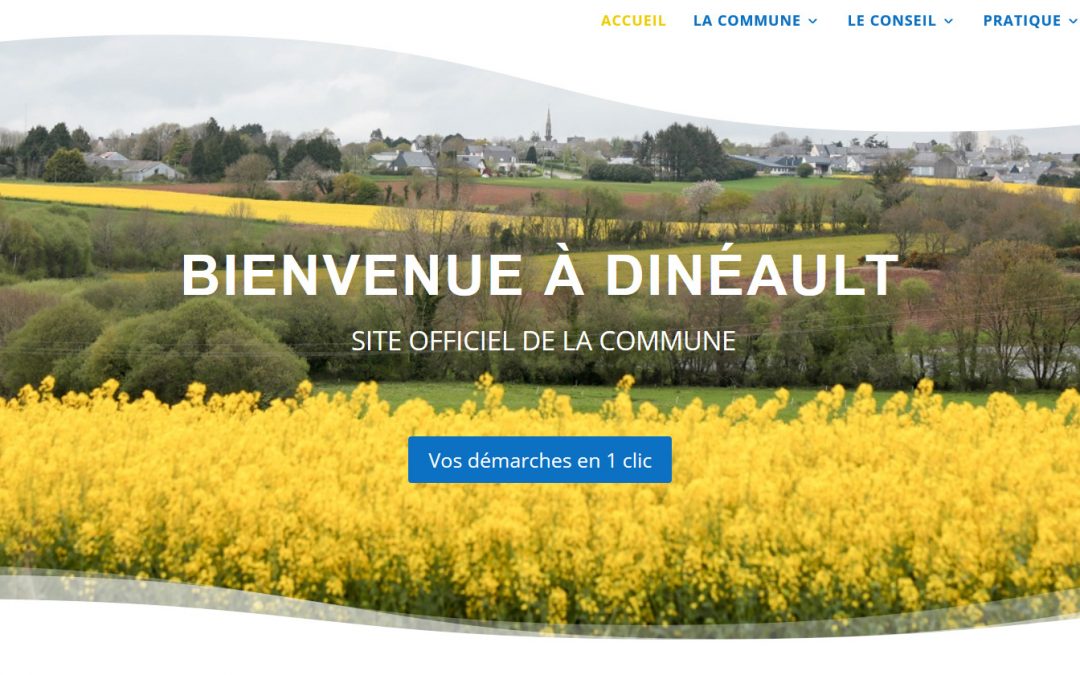 Nouveau site web pour la Mairie de Dinéault !