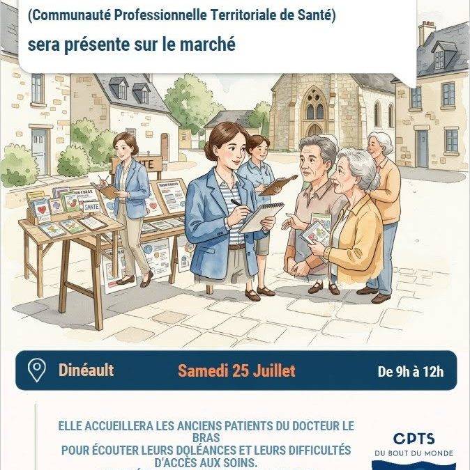 CTPS – Parlons accès aux soins, présence sur le marché samedi 25 juillet de 9h à 12h