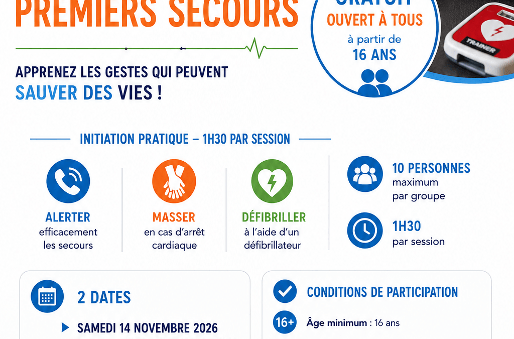 Initiation aux gestes de premiers secours
